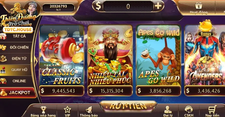 Slot game và cơ hội nổ hũ tại 18win